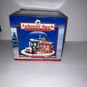 Vintage 1996 Ertl Budweiser Musical Dome Christmas Ornament First in Series NEW